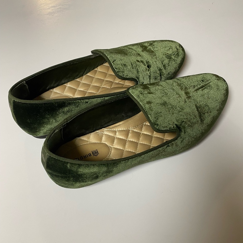 Velvet birdies loafers
